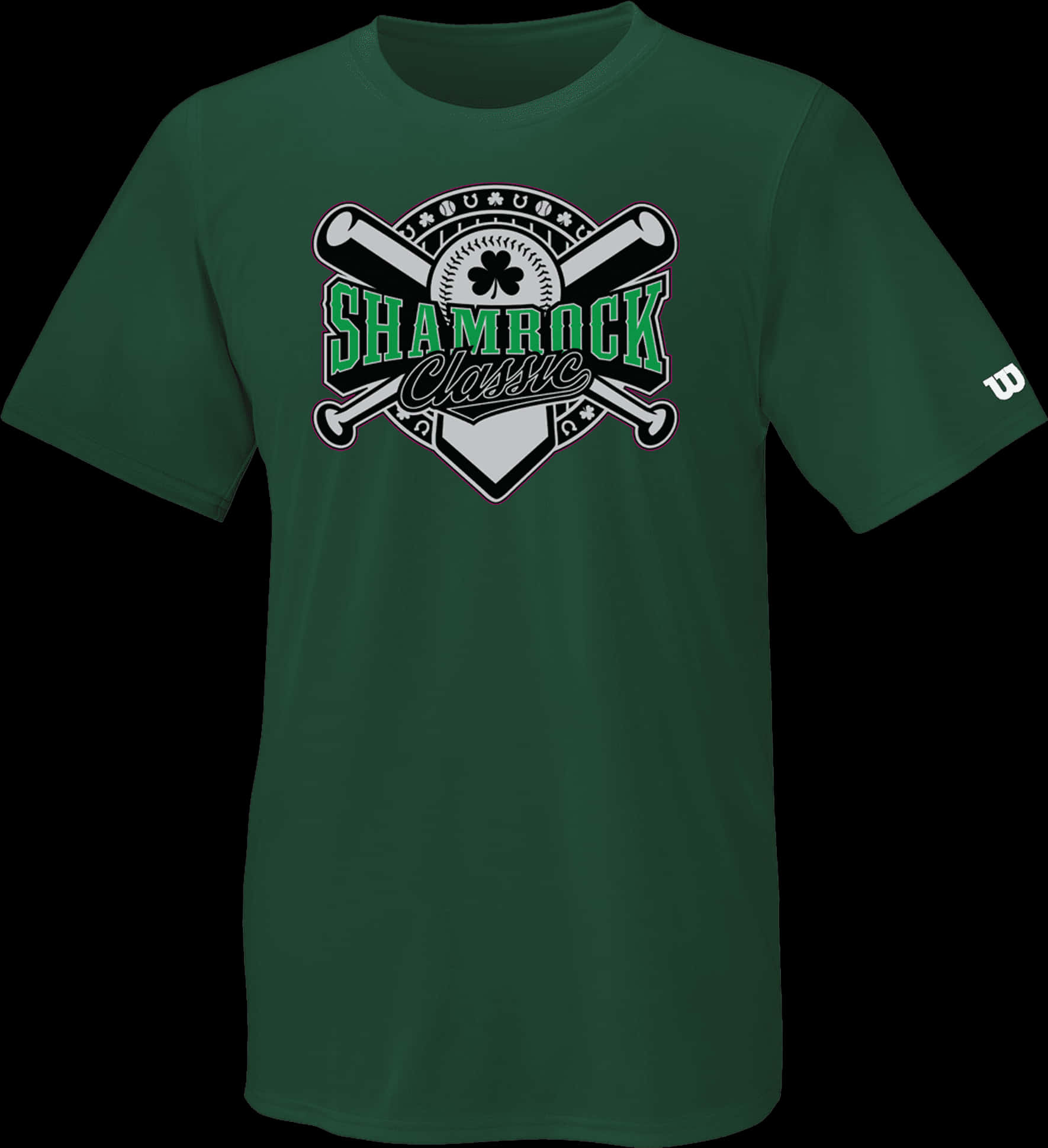 Shamrock Classic Green Tshirt Design PNG