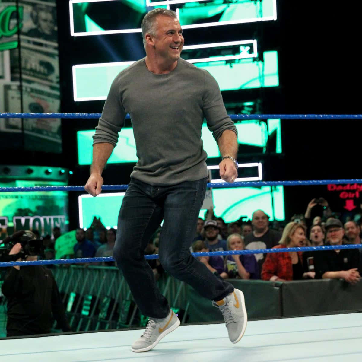 "Shane McMahon Gearing Up for Victory in the Ring" Wallpaper