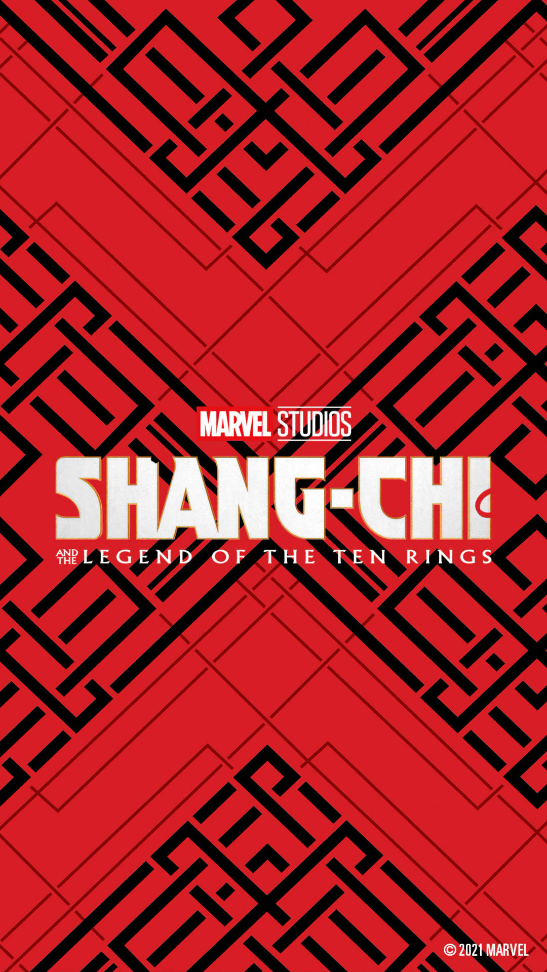 Shang-Chi Geometric Poster Wallpaper