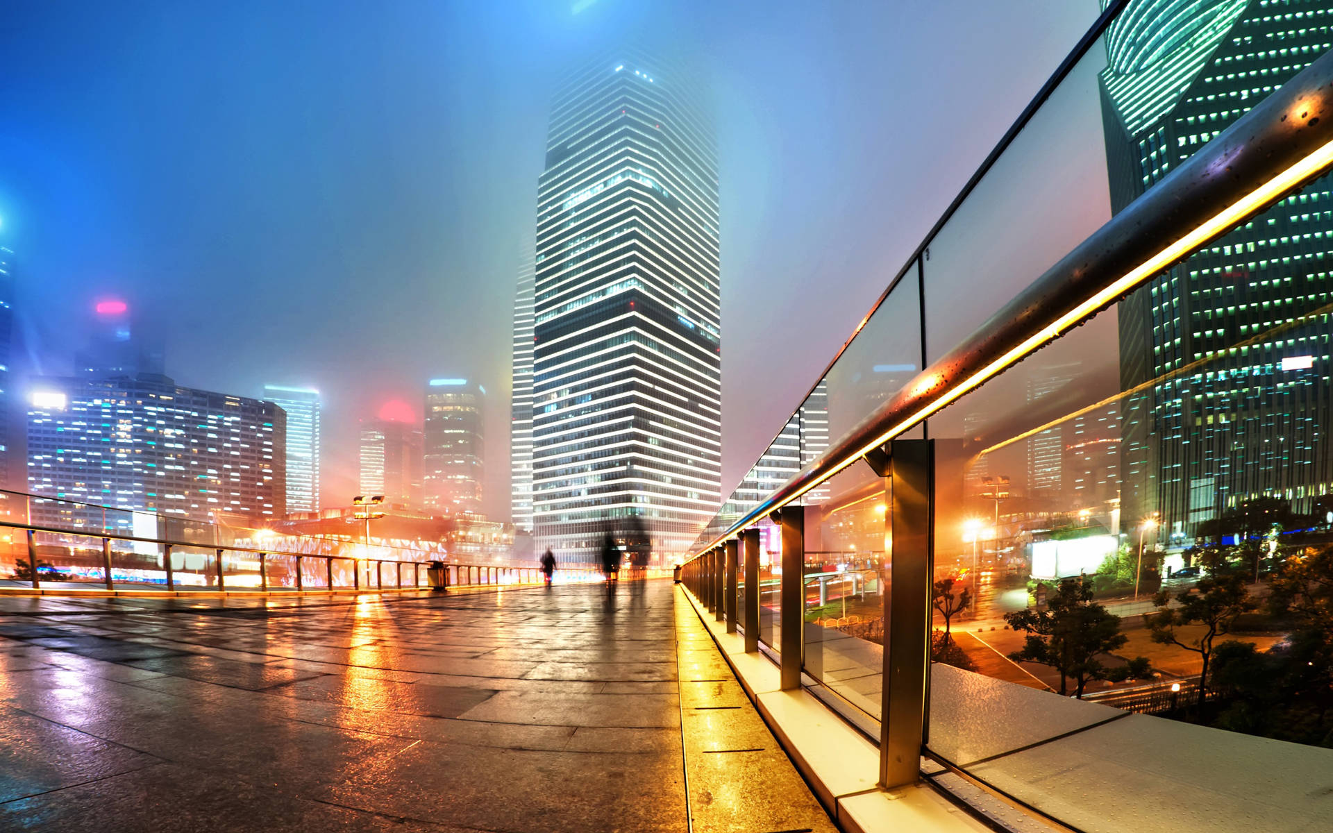 Nocheen Shanghai, China Fondo de pantalla