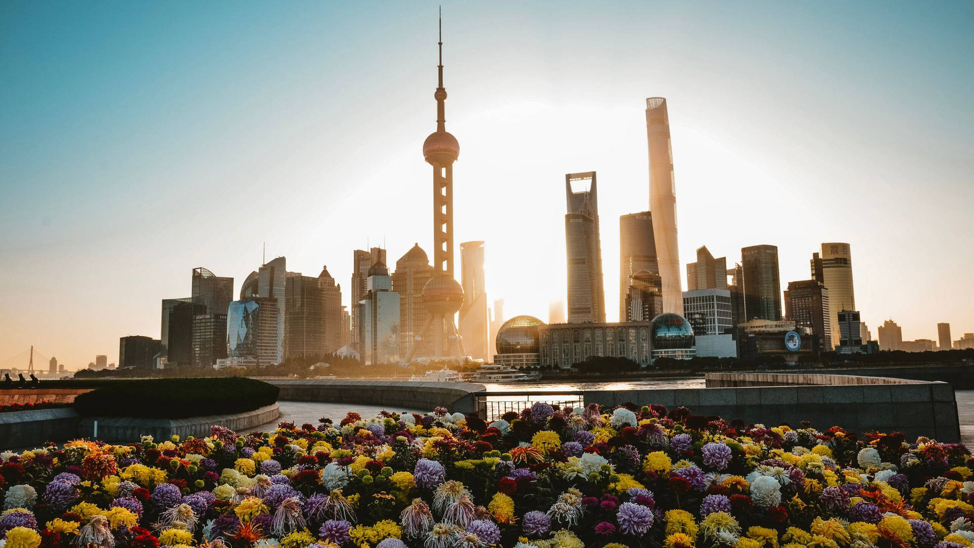Shanghái,china: El Bund Fondo de pantalla