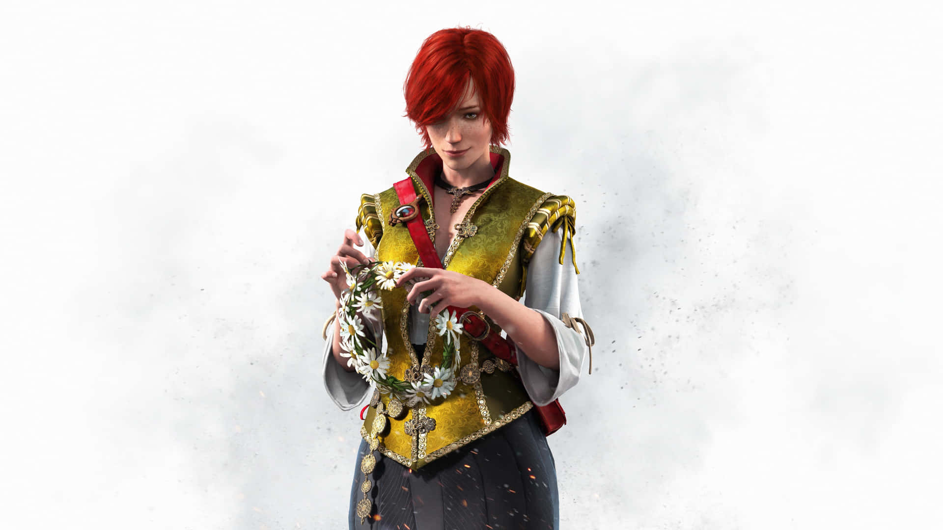Shani, The Talented Medic From The Witcher Series Wallpaper
