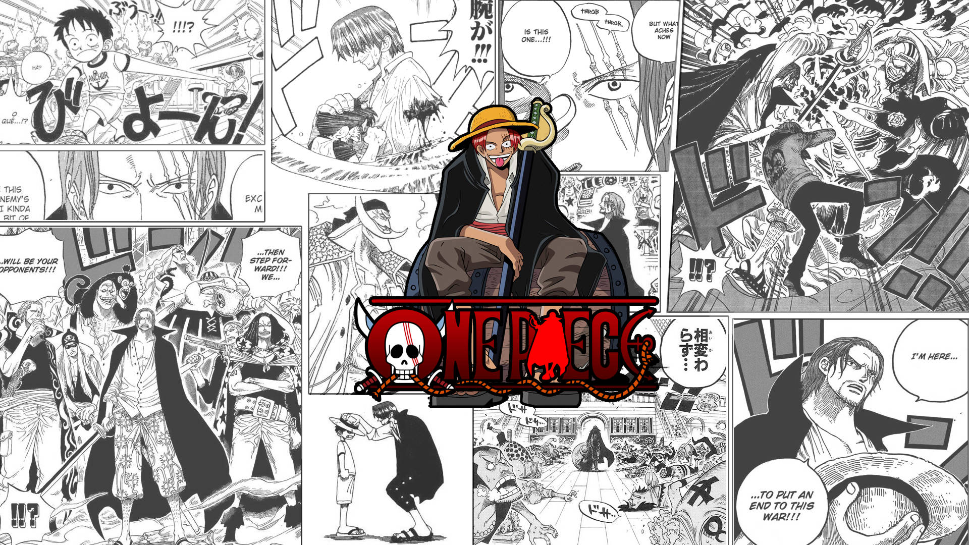 Shanks One Piece Manga Wallpaper