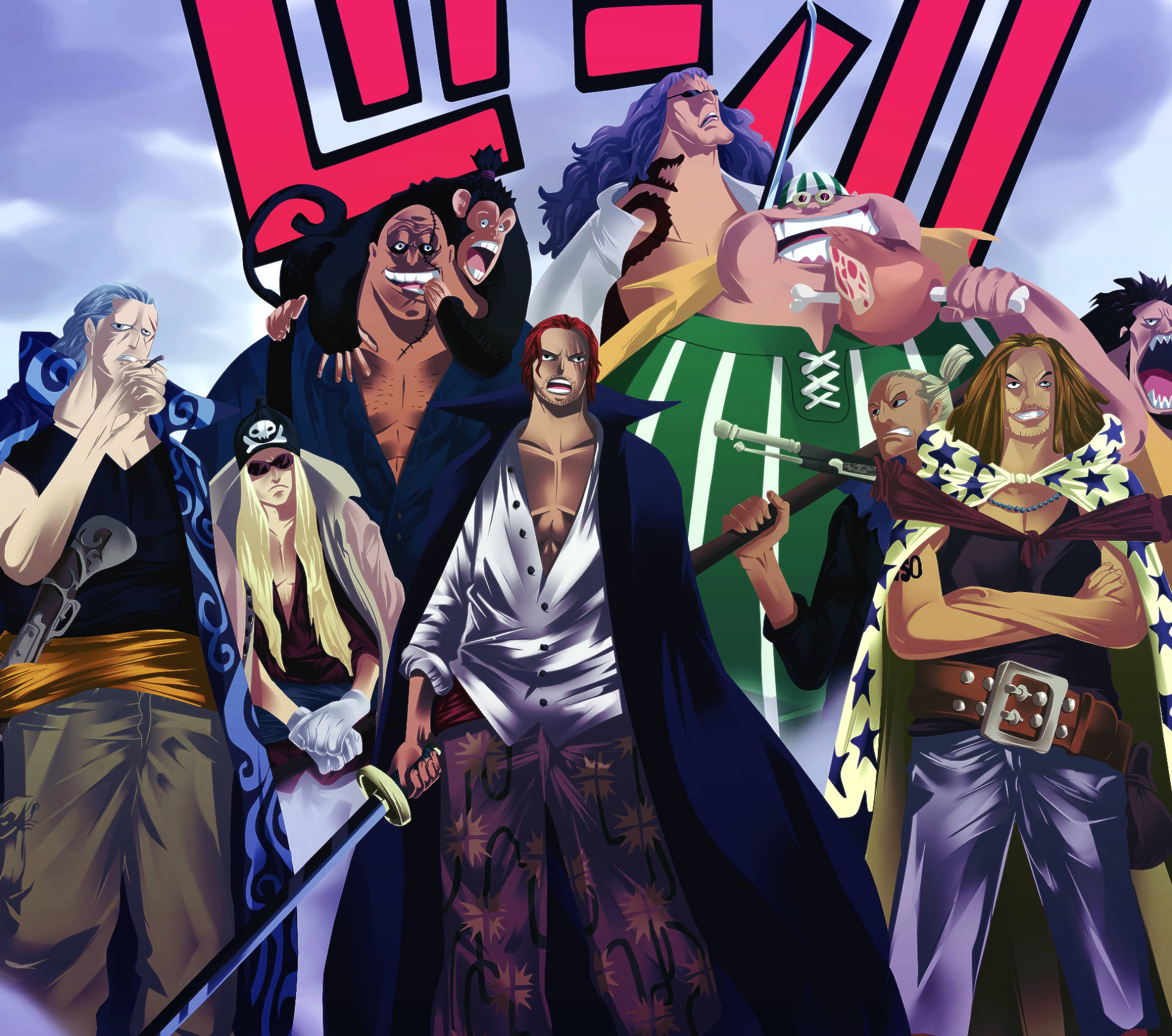 Shanks With The Gang Wallpaper
