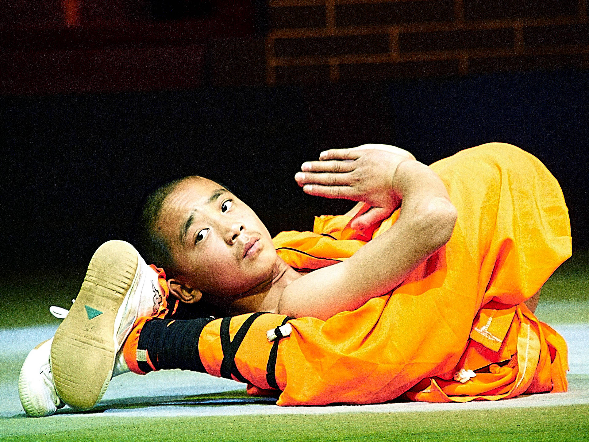 Shaolin Kung Fu Student Performance Wallpaper
