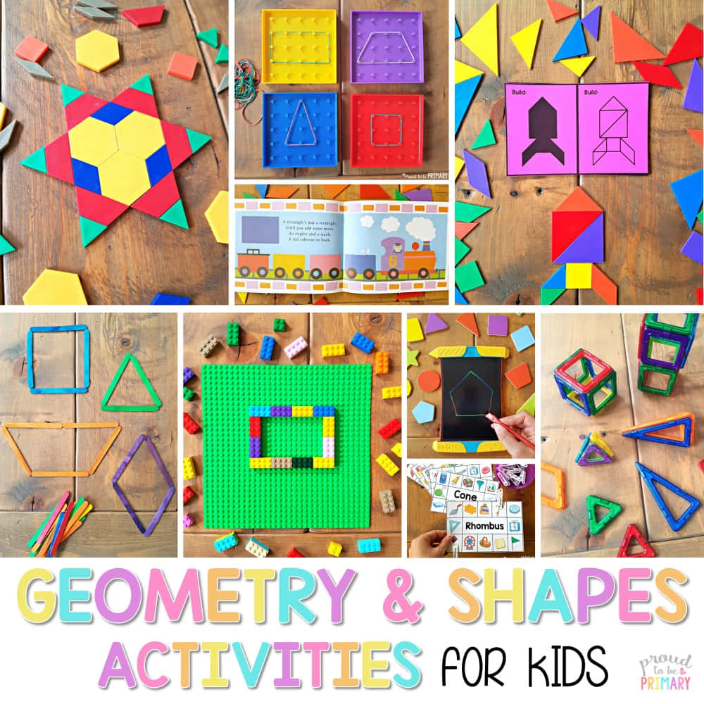 Geometriskform Aktivitetsbild För Barn