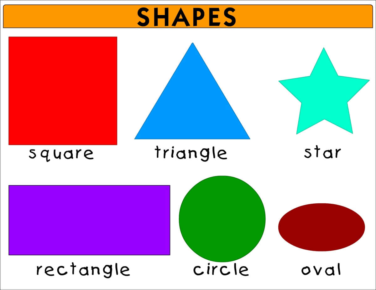 Shape Colors Stars Oval Picture