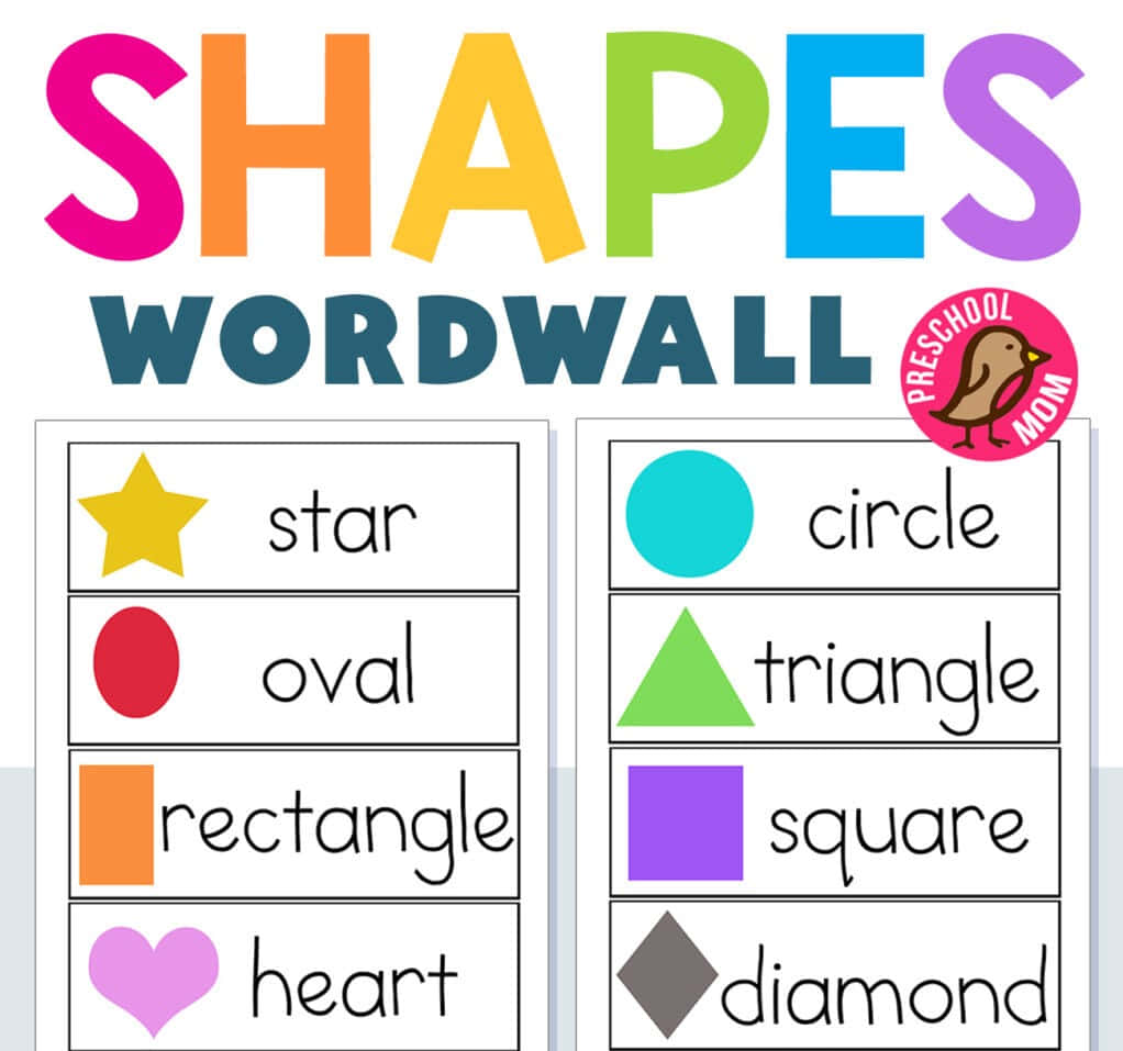 Shape Wordwall Activity Sheet Picture