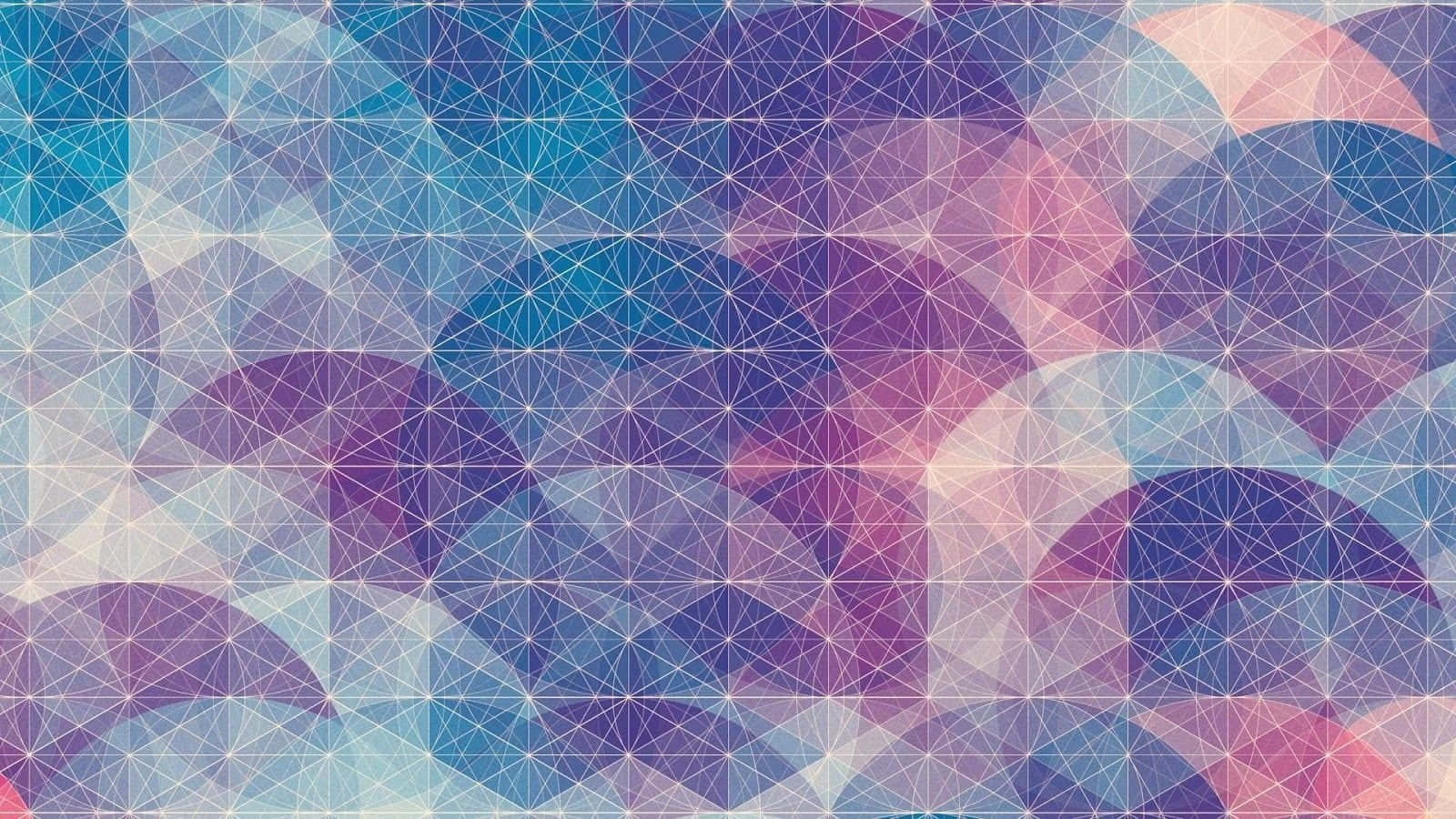 Geometric Shapes in an Abstract Background