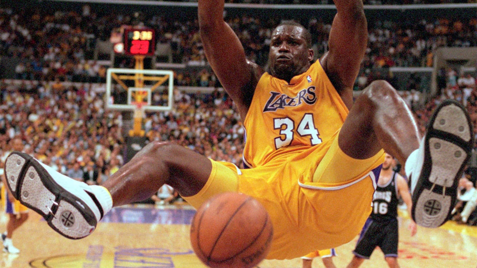 Shaq Dominant Le Terrain De Basket Fond d'écran