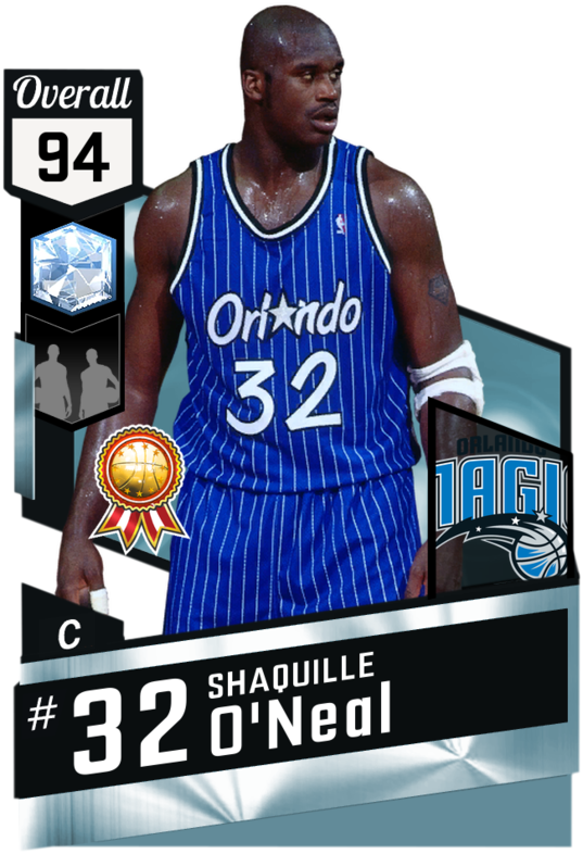 Shaq Orlando Magic Card94 Overall PNG