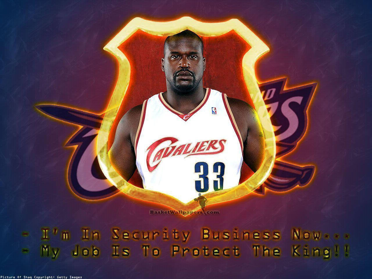 Shaquille O'Neal Cleveland Cavaliers Wallpaper