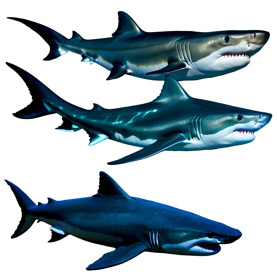 Download Shark Family Png Dmw32 | Wallpapers.com