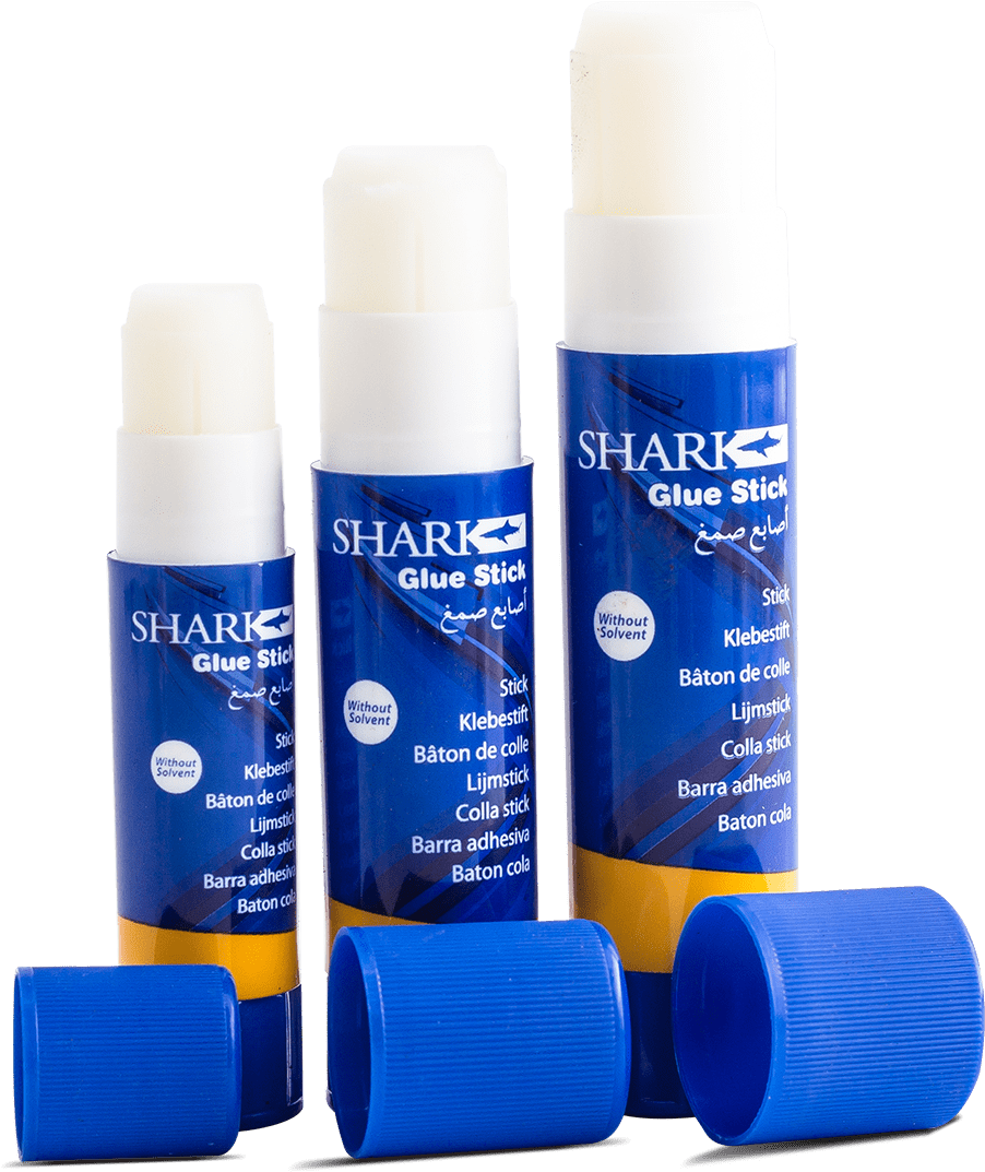 Shark Glue Sticks Product Display PNG