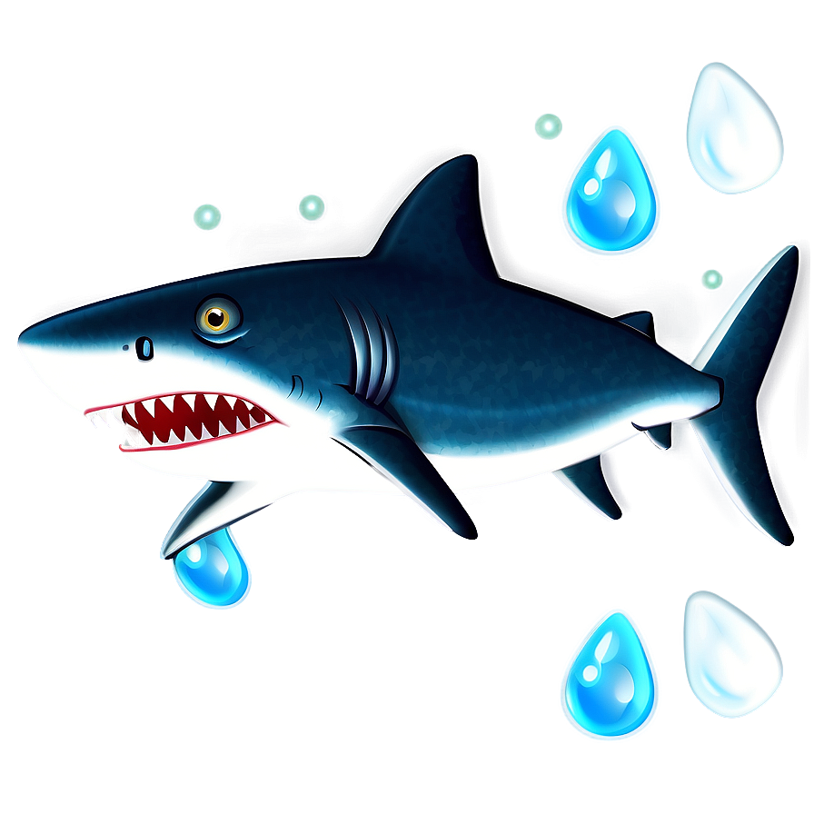 Shark Illustration Png 05032024 PNG