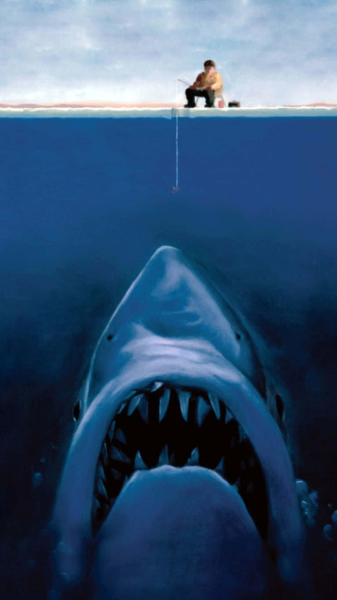 Få den skarpeste iPhone med det nye Shark iPhone tapet. Wallpaper