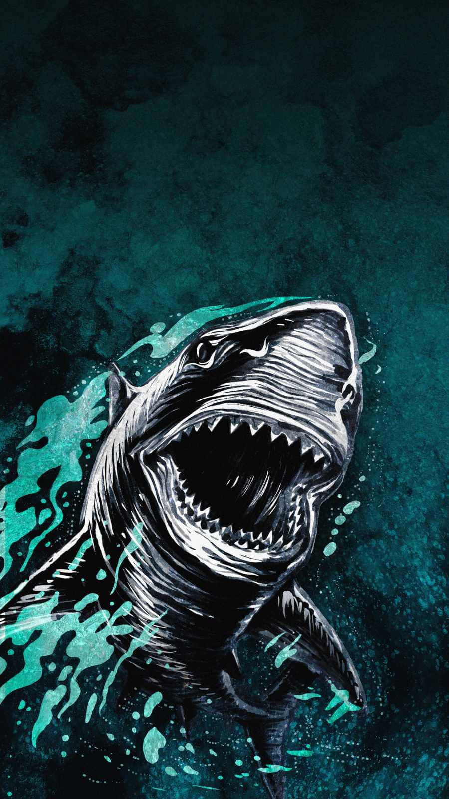 Dasstilvolle Und Leistungsstarke Shark Iphone Wallpaper