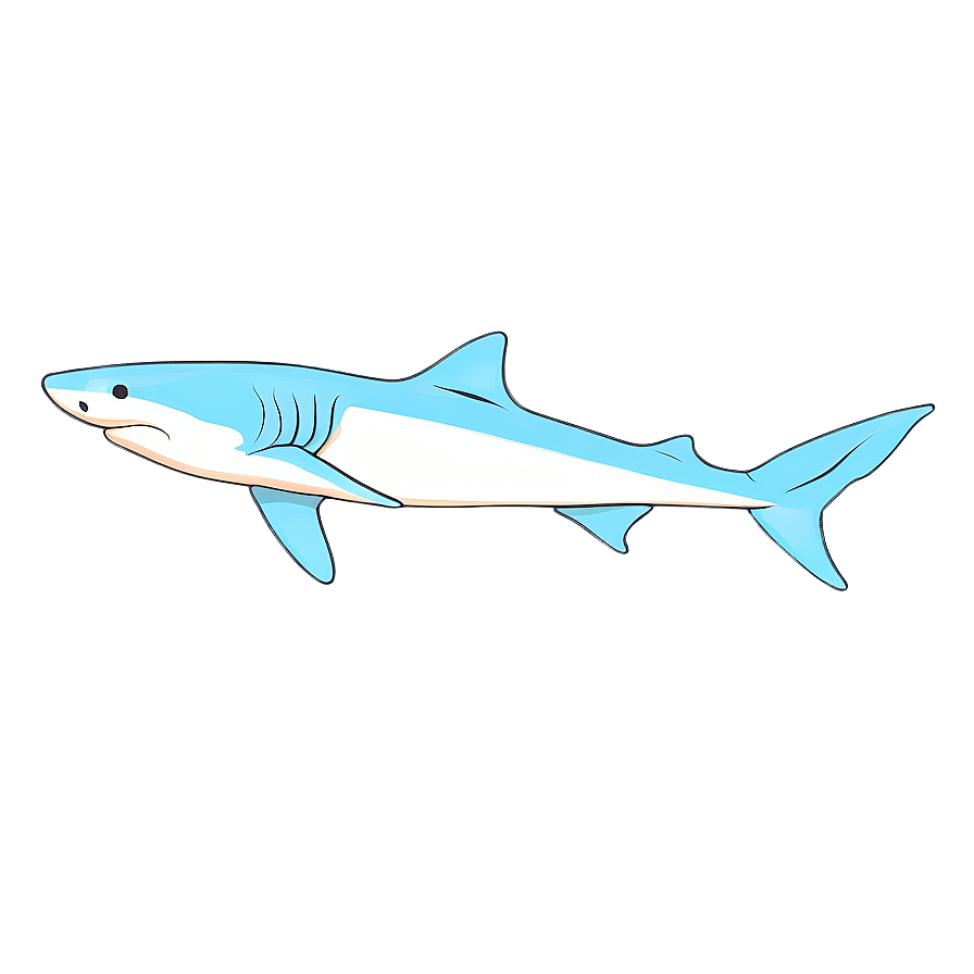 Download Shark Outline Drawing Png Uhn | Wallpapers.com