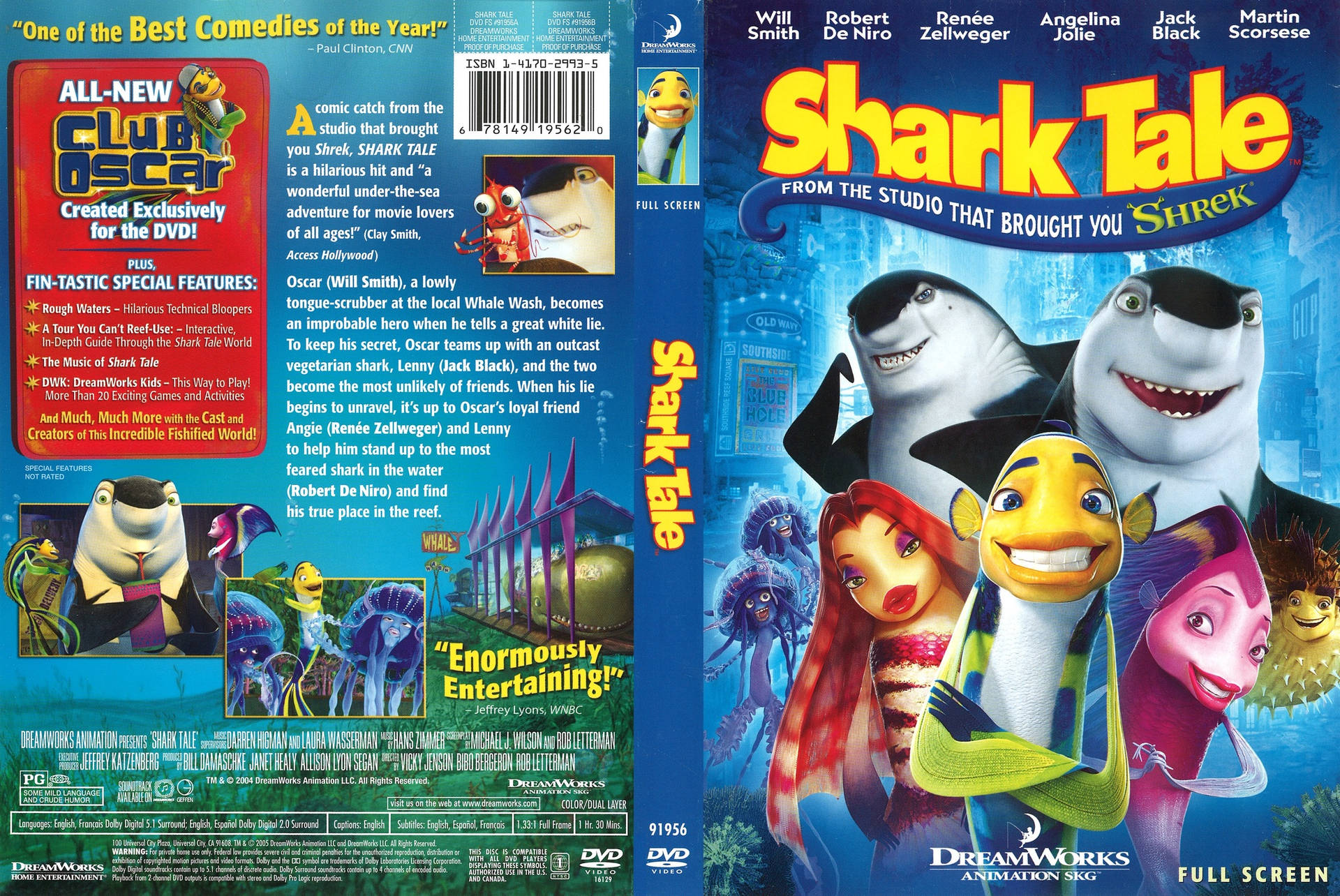 Shark Tale DVD Poster Wallpaper
