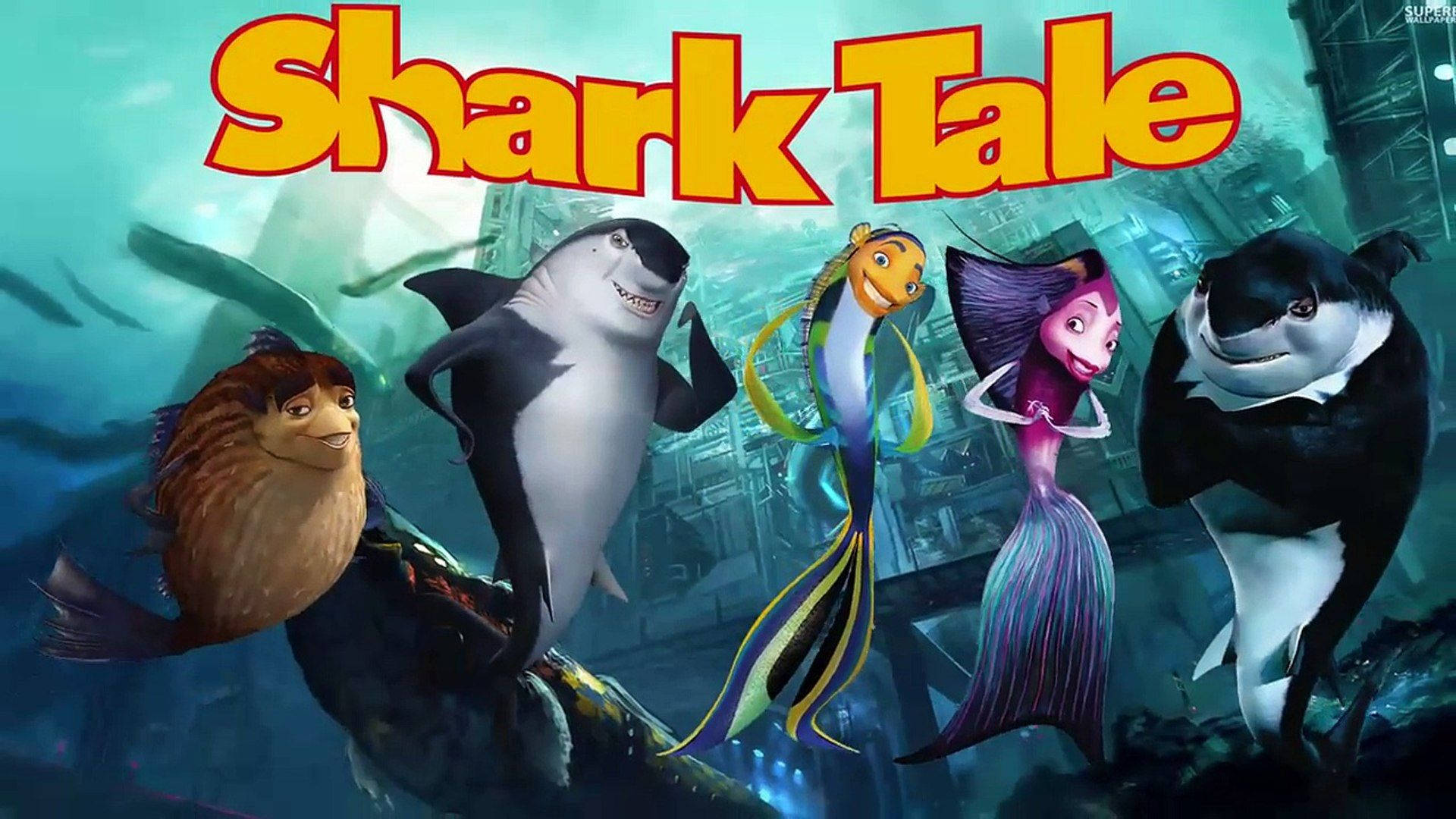 Shark Tale Poster Character Lineup Wallpaper
