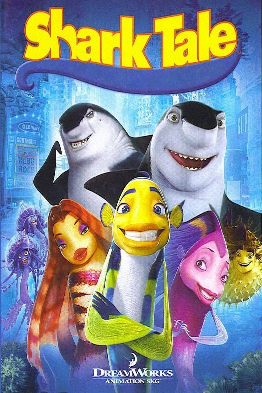 Shark Tale Poster Main Cast Wallpaper