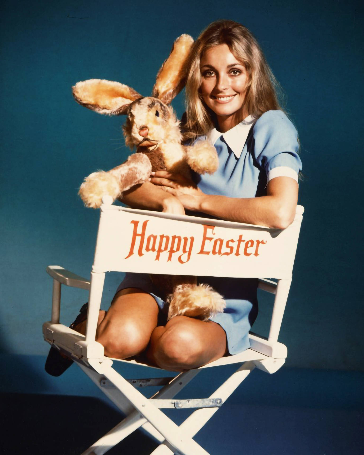 Sharon Tate Easter Bunny Wallpaper