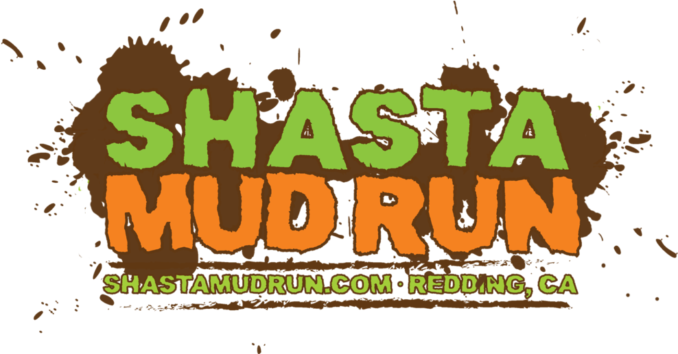 Shasta Mud Run Event Logo PNG