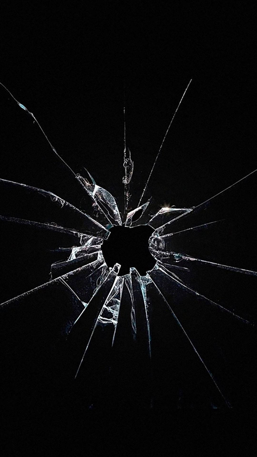 Shattered Apple Black Iphone 6 Plus Picture