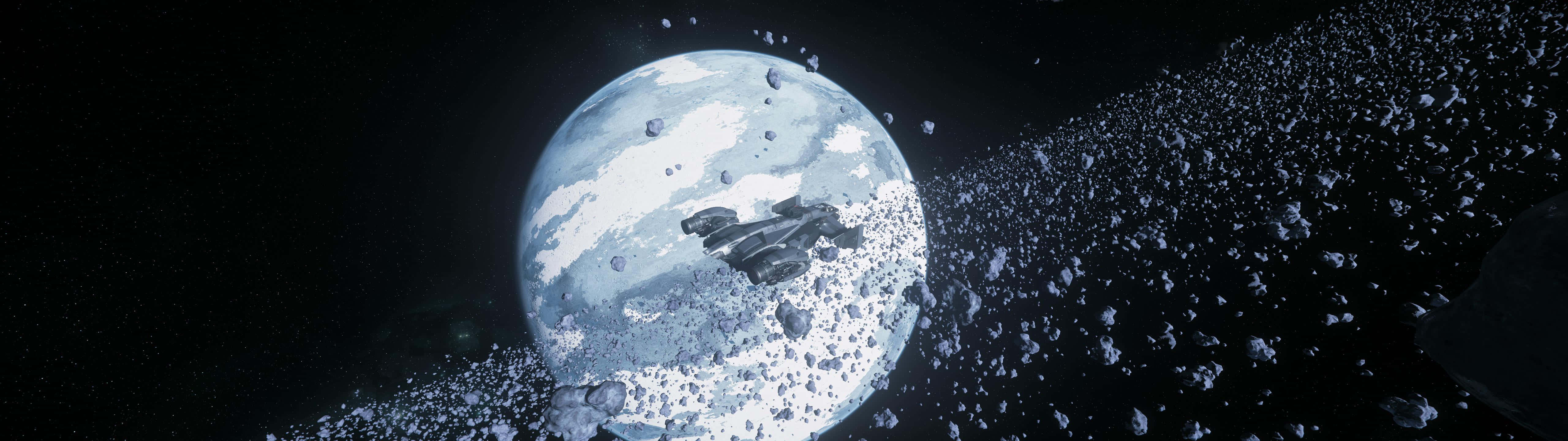 Shattered_ Glass_ Planet_ Super_ Ultra_ Wide Wallpaper