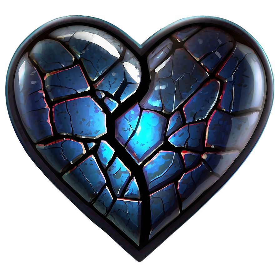 Download Shattered Heart Icon Png Gax | Wallpapers.com