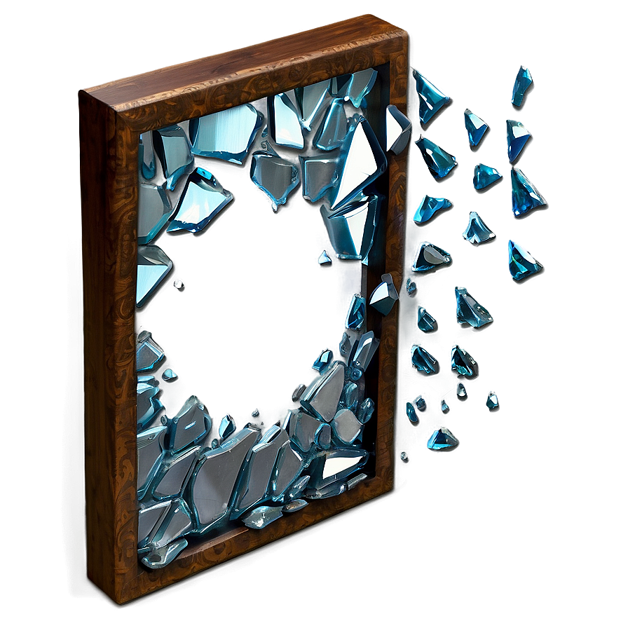 Shattered Looking Glass Png Hbb PNG