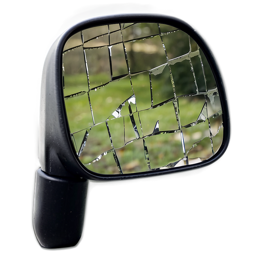 Shattered Rearview Mirror Png Jau PNG