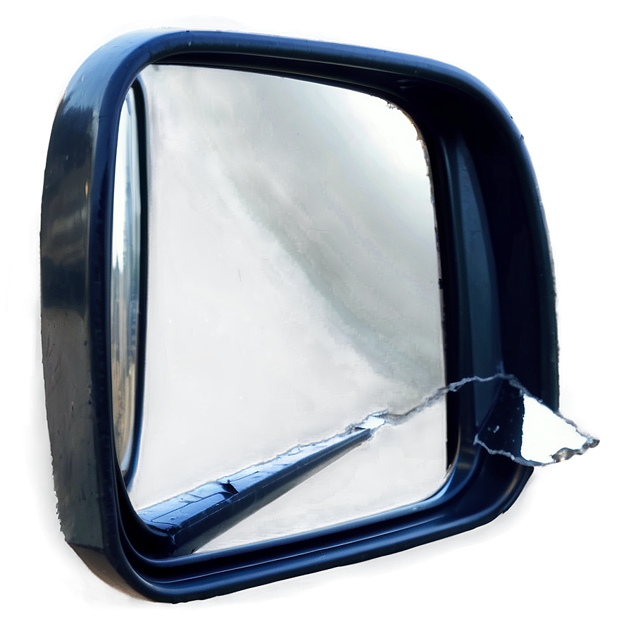 Shattered Rearview Mirror Png Wht PNG