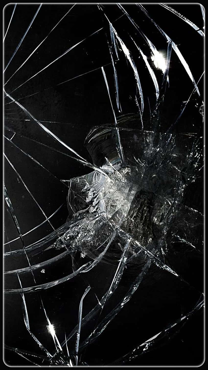 Shattered Screen Illusion