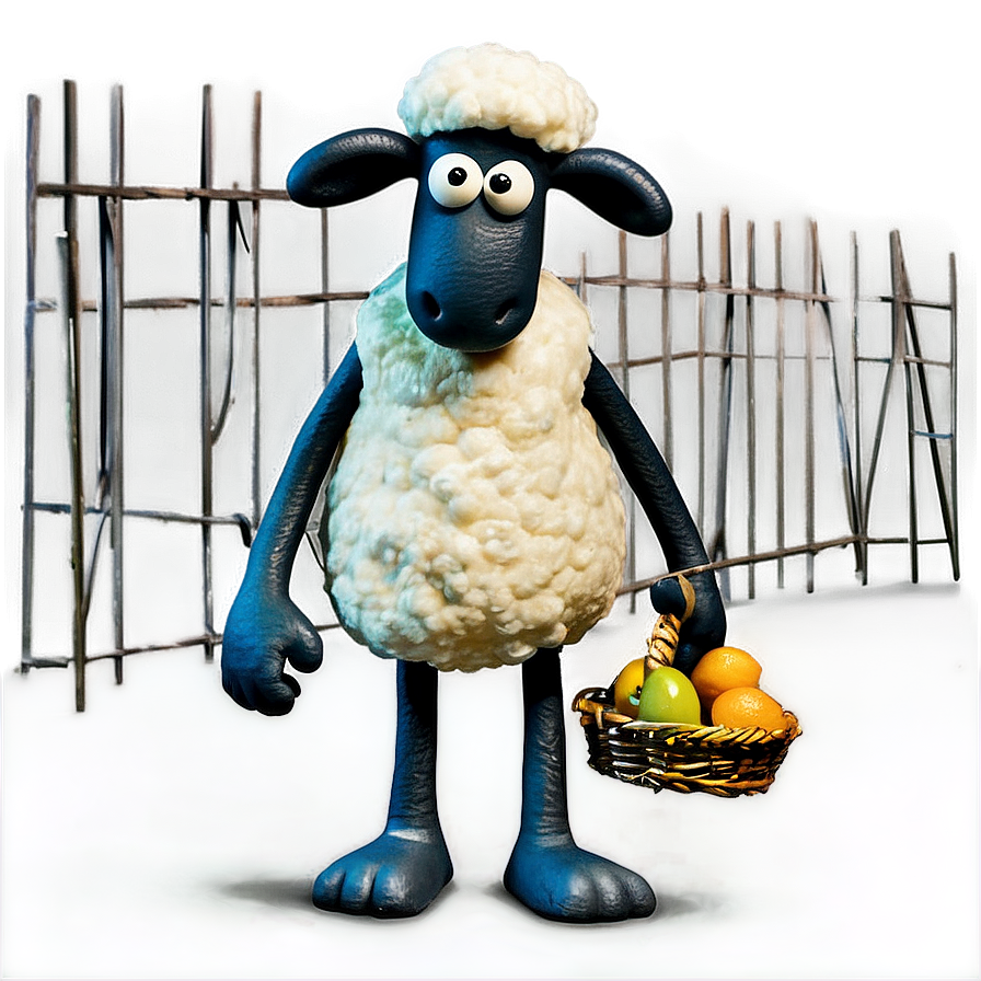Shaun The Sheep Standing Alone Png 06242024 PNG