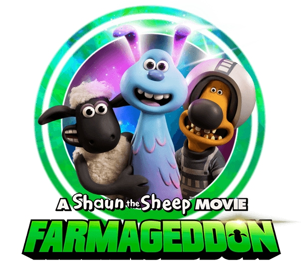 Shaunthe Sheep Farmageddon Movie Poster PNG