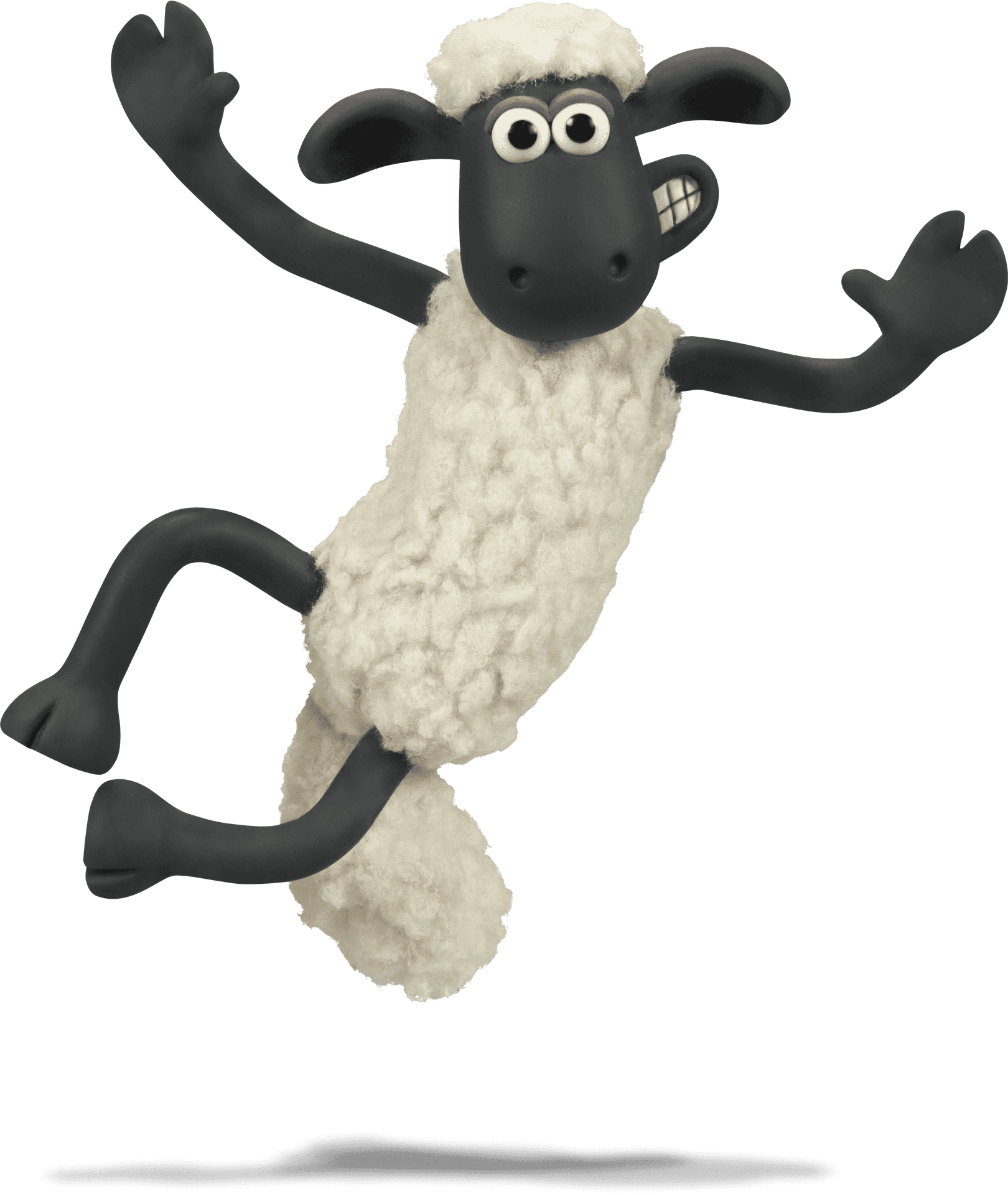 Shaunthe Sheep Jumping PNG