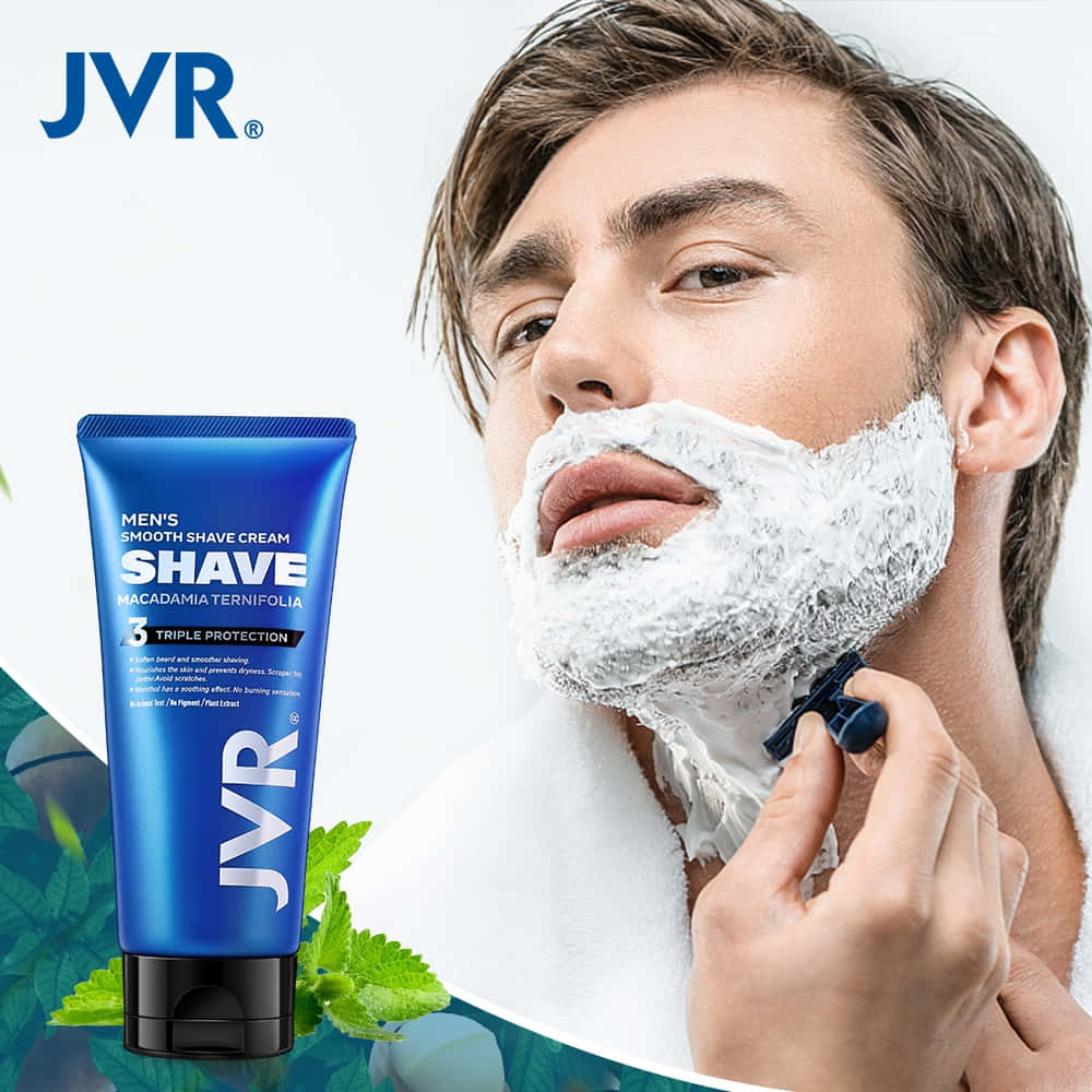 Get A Close, Comfortable Shave With Our High Quality Shaving Cream Wallpaper