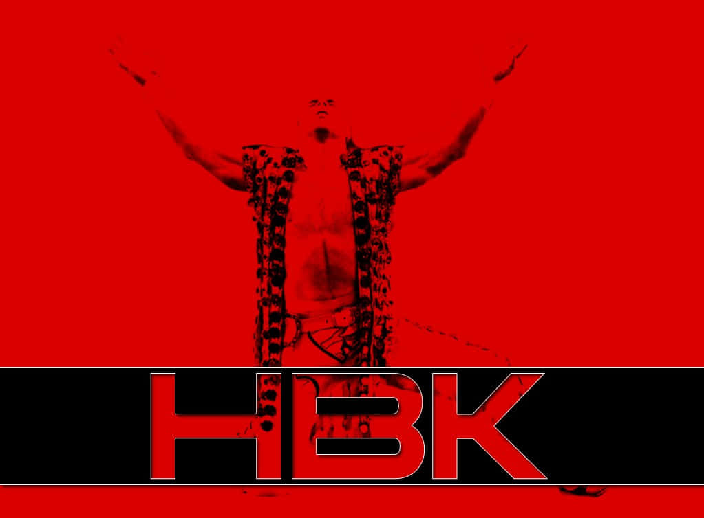 Shawn Michaels Hbk Red Screen Picture