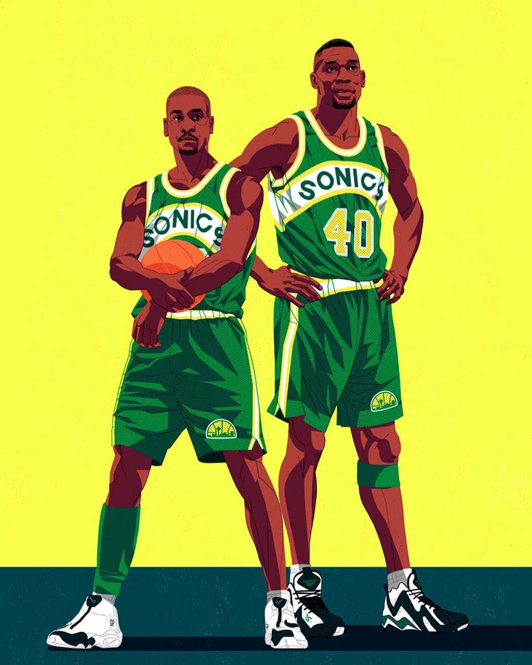 Shawnkemp Is A Former Professional Basketball Player Known For His Impressive Athleticism And Dunking Ability. Fondo de pantalla