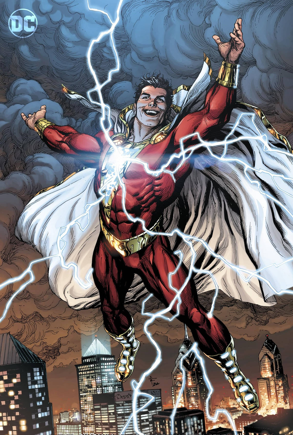 Tillgängligsom Bakgrundsbild För Din Dator Eller Mobiltelefon: Shazam, Dc Comics Superhjälte Action. Wallpaper