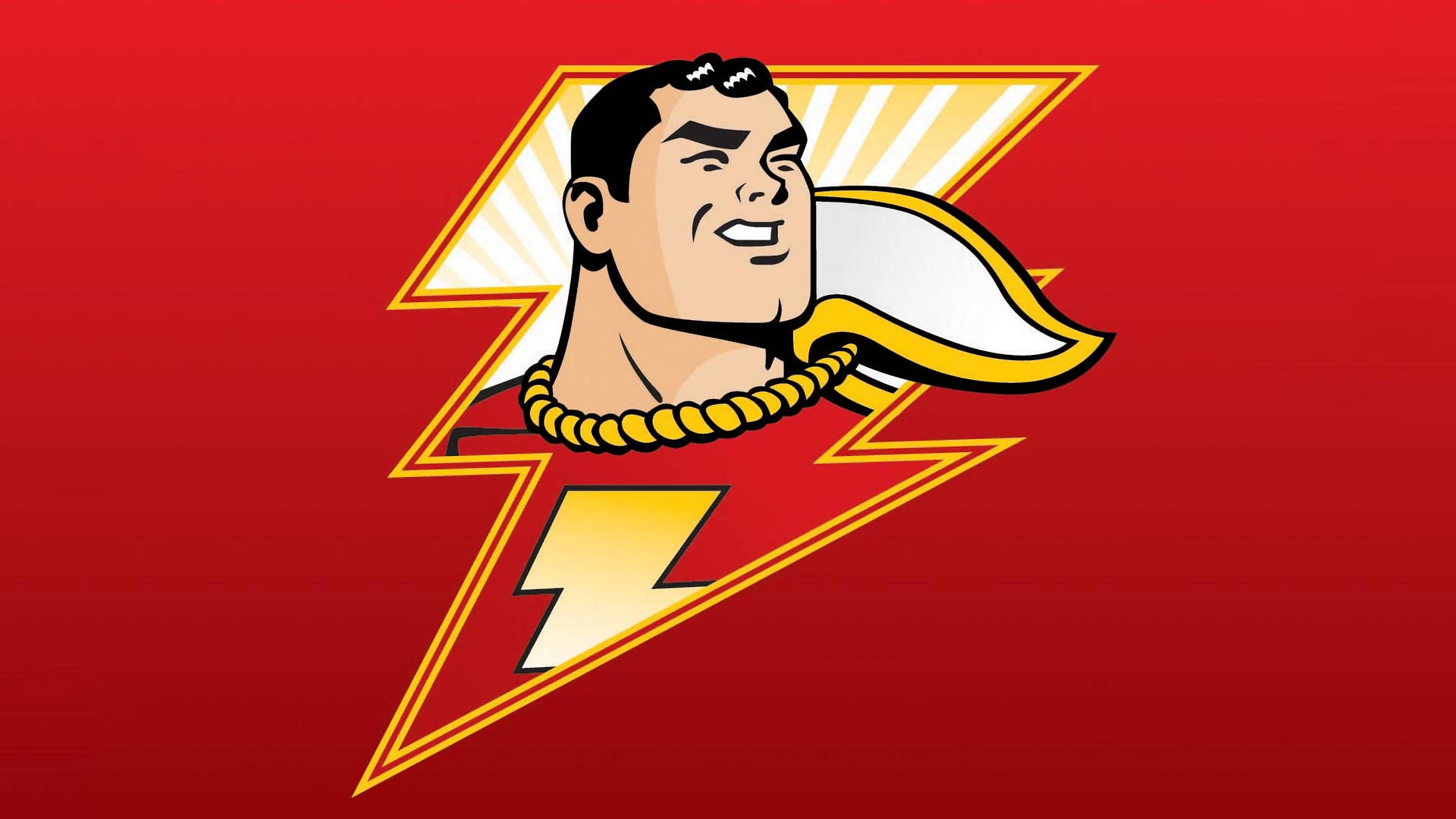 Shazam Superhero Lightning Logo Wallpaper