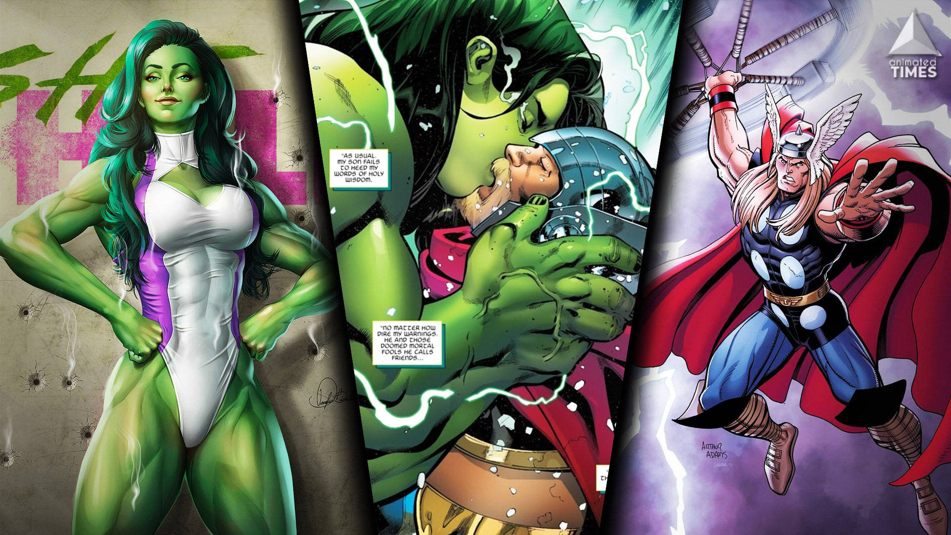 She Hulk And Thor Picture