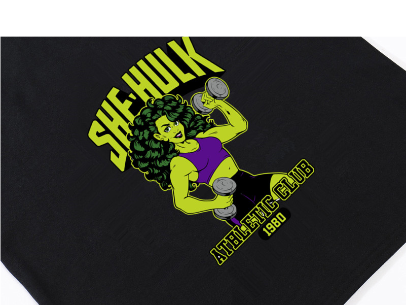 She Hulk Athletic Club Logo PNG