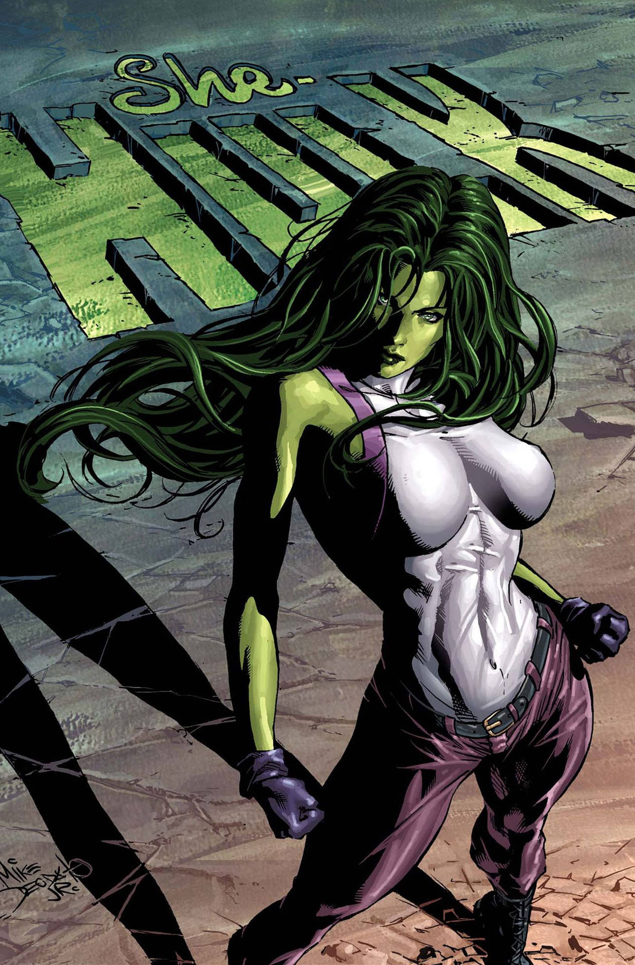 She Hulk Comic Poster