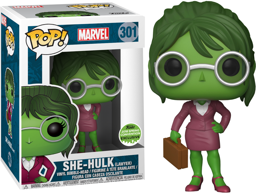 She Hulk Funko Pop Lawyer Version PNG