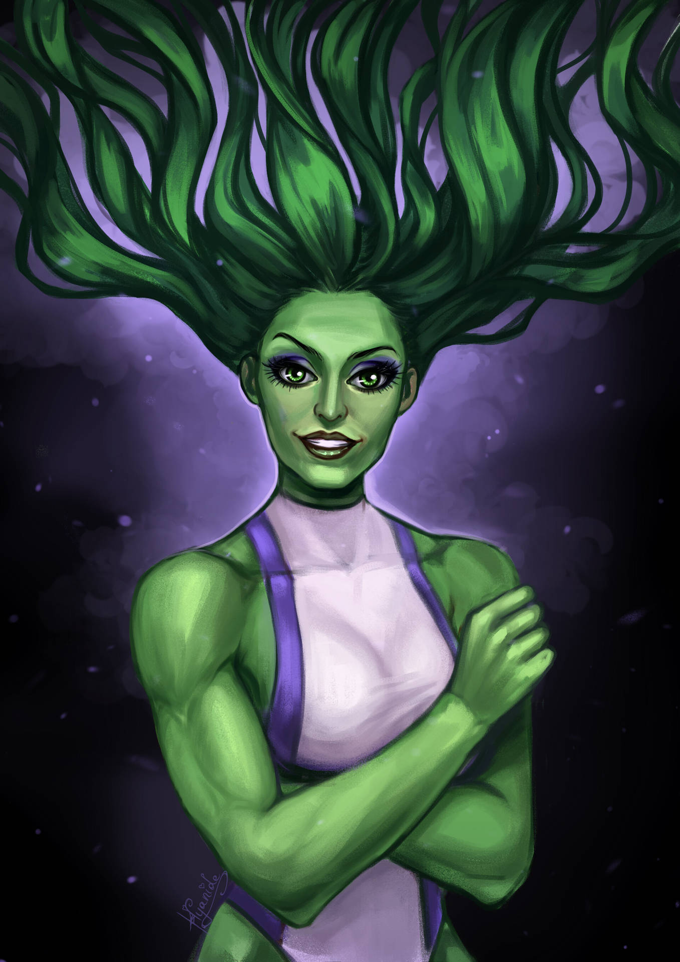 She Hulk In Galaxy