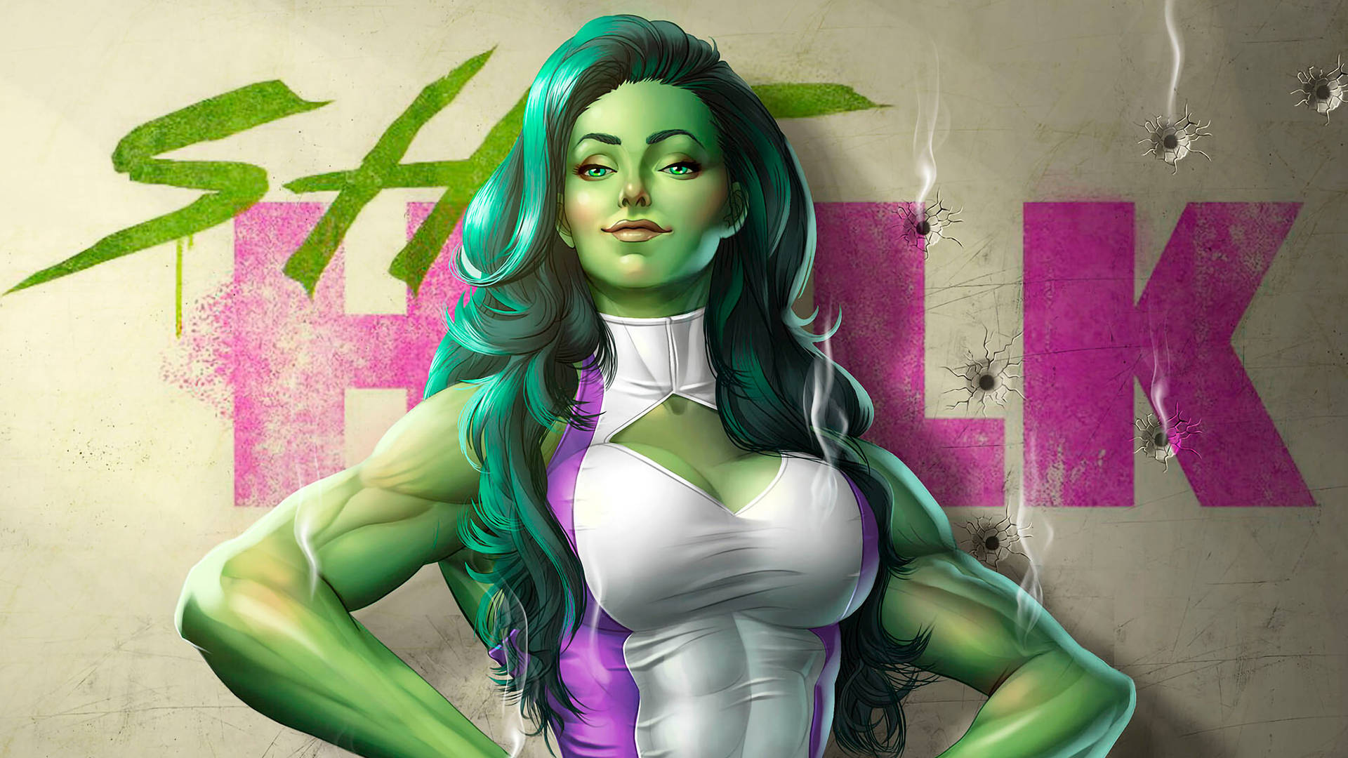 She Hulk Poster Wallpaper