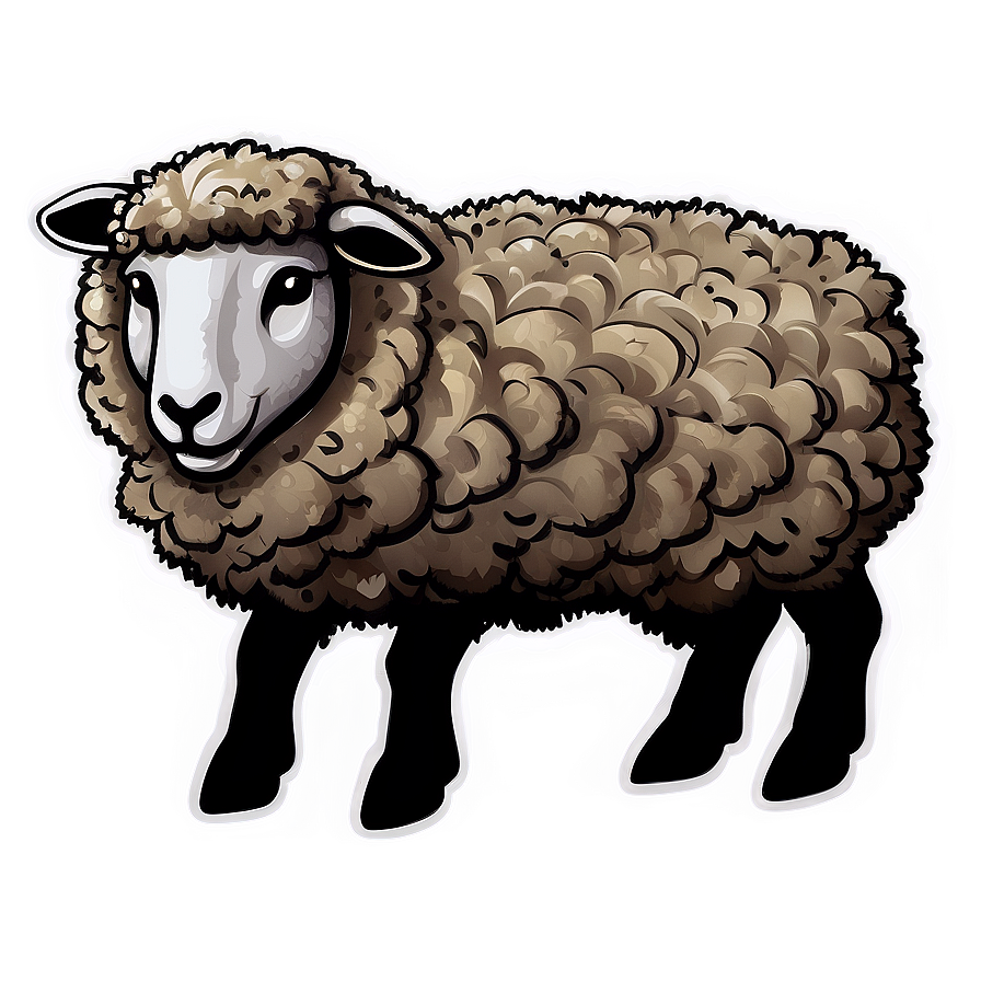 Sheep Vector Png 05232024 PNG