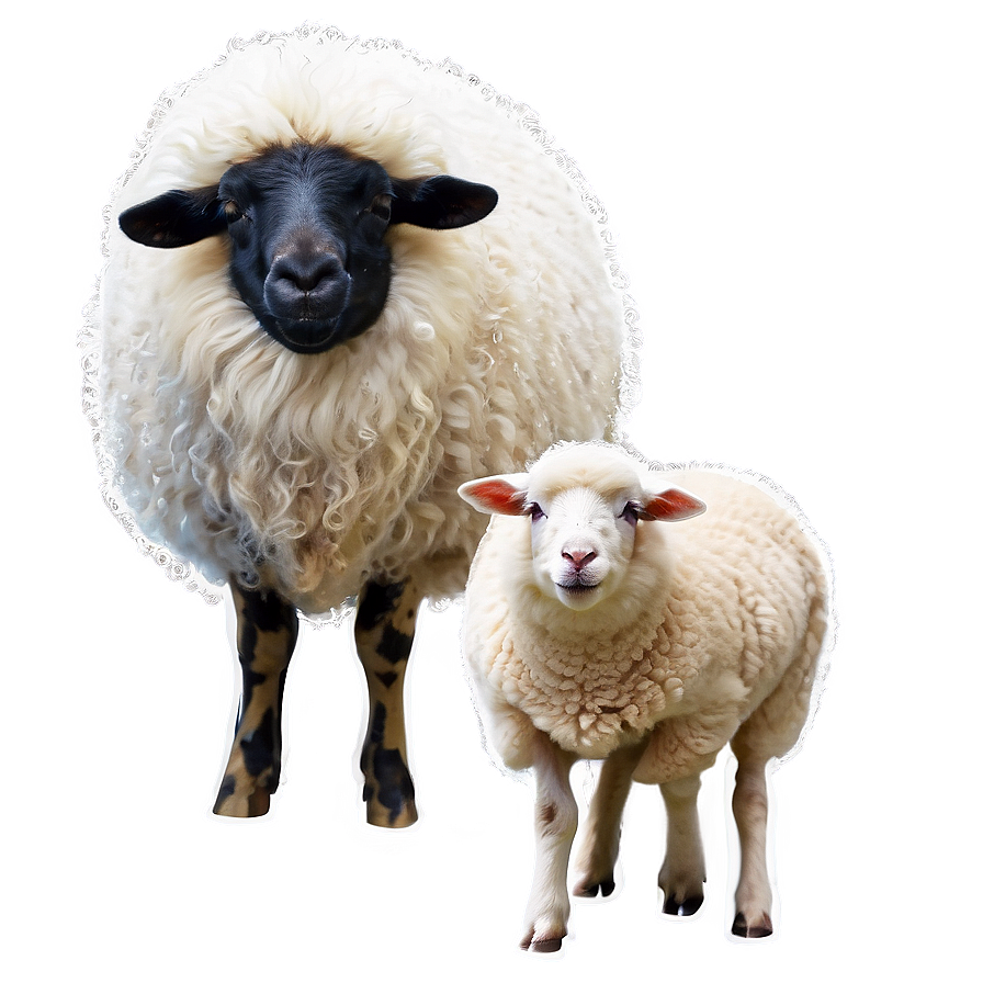 Download Sheep With Lamb Png Han25 | Wallpapers.com